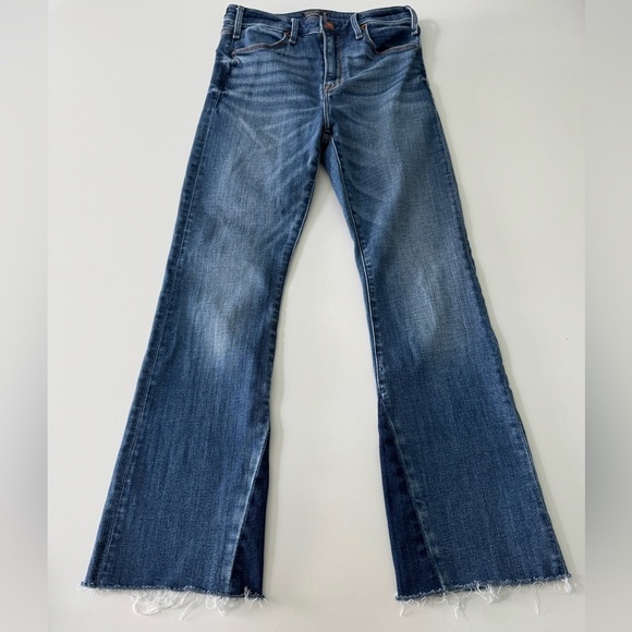 Abercrombie & Fitch Simone High Rise Ankle Flare Jeans - Picture 3 of 12